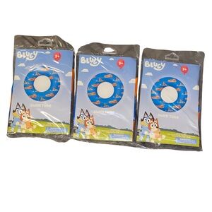 Bluey Swim Tube Inflatable Ring Lot of 3 Kids Pool Float 3+ Ages New Sealed